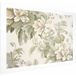 Fleurs vintage aux couleurs vives affiche