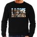 Bellatio Decorations Tekst sweater I love alpacas met dieren foto van een alpaca zwart voor heren - cadeau trui alpacas liefhebber XL