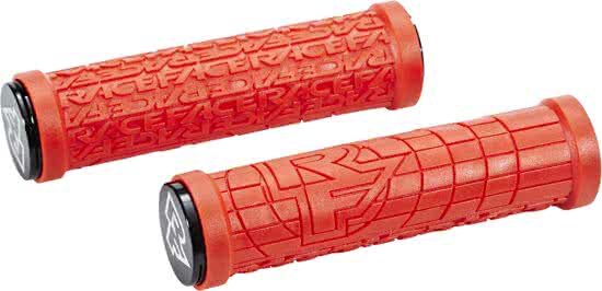 Race Face Grippler handvatten rood Lengte 33mm