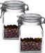 Bormioli Rocco Pot de conservation/pot de conserve - 2x - 1L - verre - avec fermeture à levier - hermétique
