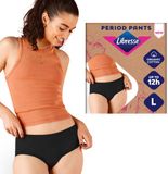 Intimawear Libresse Menstruatie Ondergoed Wasbaar - Zwart - Biologisch Katoen - Large