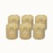 Spaas 6 Glow Geurkaarsen, ± 35u, Shimmering Smile, Vanillabloesem en Muskus