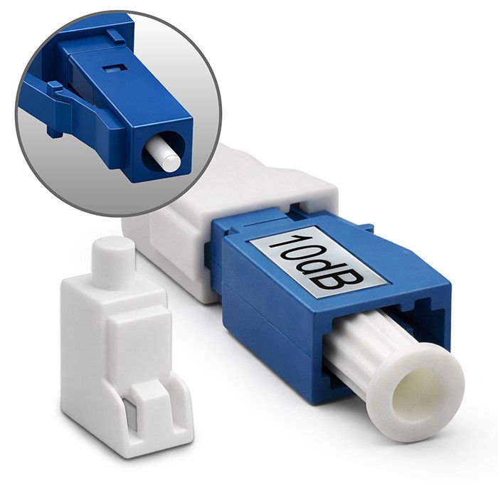 Qoltec glasvezelverzwakker LC/UPC (F) - LC/UPC (M) | Singlemode | 10dB