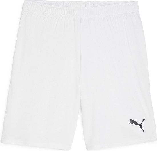 PUMA teamGOAL Shorts Heren Sportbroek - Puma Wit-Puma Zwart - Maat L