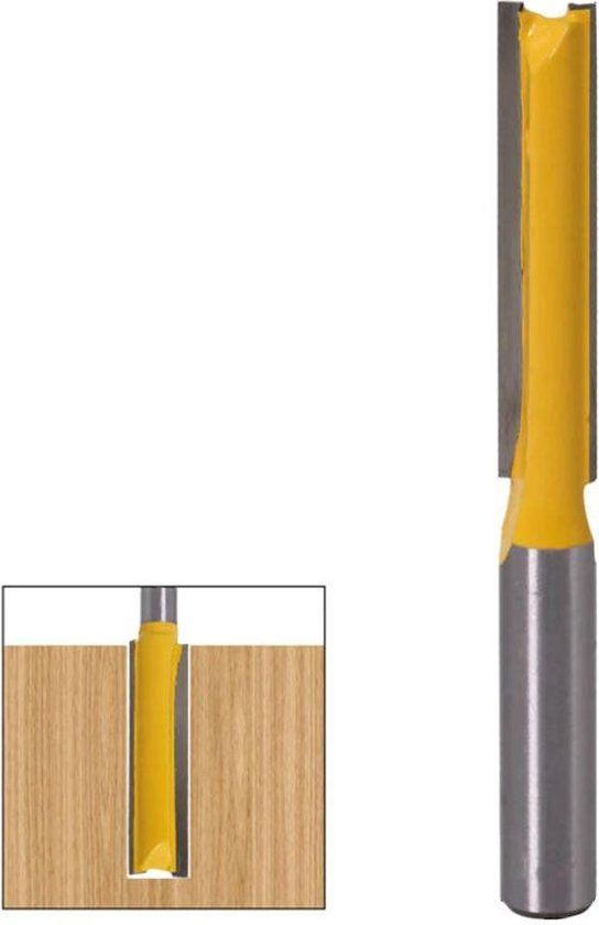DW4Trading Hout Groeffrees Lange Uitvoering - 8x40 mm - Schacht 8 mm - Geschikt voor Hout, MDF, Multiplex