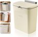 Allecto Premium - Poubelle compacte suspendue de 9 litres avec couvercle, utilisable en camping