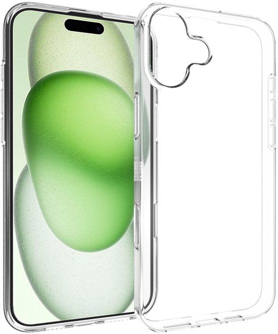 Accezz Hoesje - Geschikt voor Apple iPhone 16 Plus - Clear Backcover - Transparant