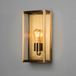 Lampe murale dorée Carpi - Aluminium - IP44 - Avec fonction de gradation - Pour l'extérieur