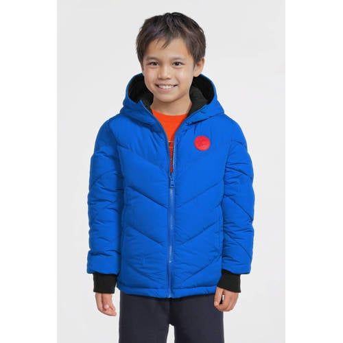 Orange Stars gewatteerde reversible jas Otis blauw/zwart