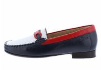 Sioux Colandina Slipper Dames Leer Dunkelblau
