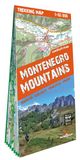 Montagnes EXPRESSMAP POLSKA SPÓŁKA Z OGRANICZONĄ ODPOWIEDZIALNOŚCIĄ Trekking map- Montenegro mountains / Durmitor / Bjelasica / Prokletije / Komovi