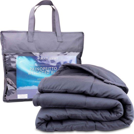 Polar Night Verzwaringsdeken - 5kg - Grijs - 150x200cm - Microvezel - Tweepersoons