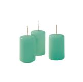 Waskaarsen Tiffany, diameter 4 cm, hoogte 7 cm, 12 stuks