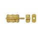 Domax Verrou de porte en acier à visser, 100 mm
