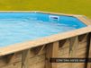 Ubbink Liner Seul Bleu Pour Piscine Bois Linéa 6,50 X 3,50 X 1,40 M