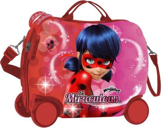 Miraculous Reiskoffer Lady Bug - Rood