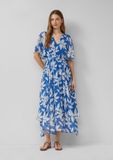s.Oliver Jurk blauw / wit