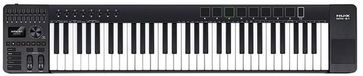 NUX NTK-61 clavier midi avec 61 touches sensibles, pads de batterie, faders