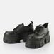 Buffalo GOSPHER LACE UP CS Bikerlaars noir EU40 Cuir