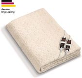 Beurer UB 56 Teddy Elektrische onderdeken 2-persoons - 150 x 160 cm - 4 warmtestanden - 2 zones - Wit