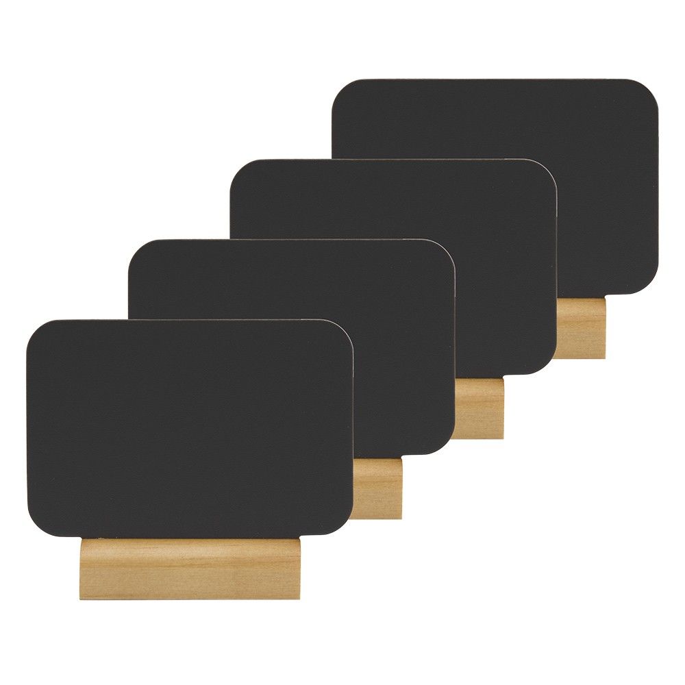 Securit FBT-RECT-4 Schoolbord & toebehoren Zwart