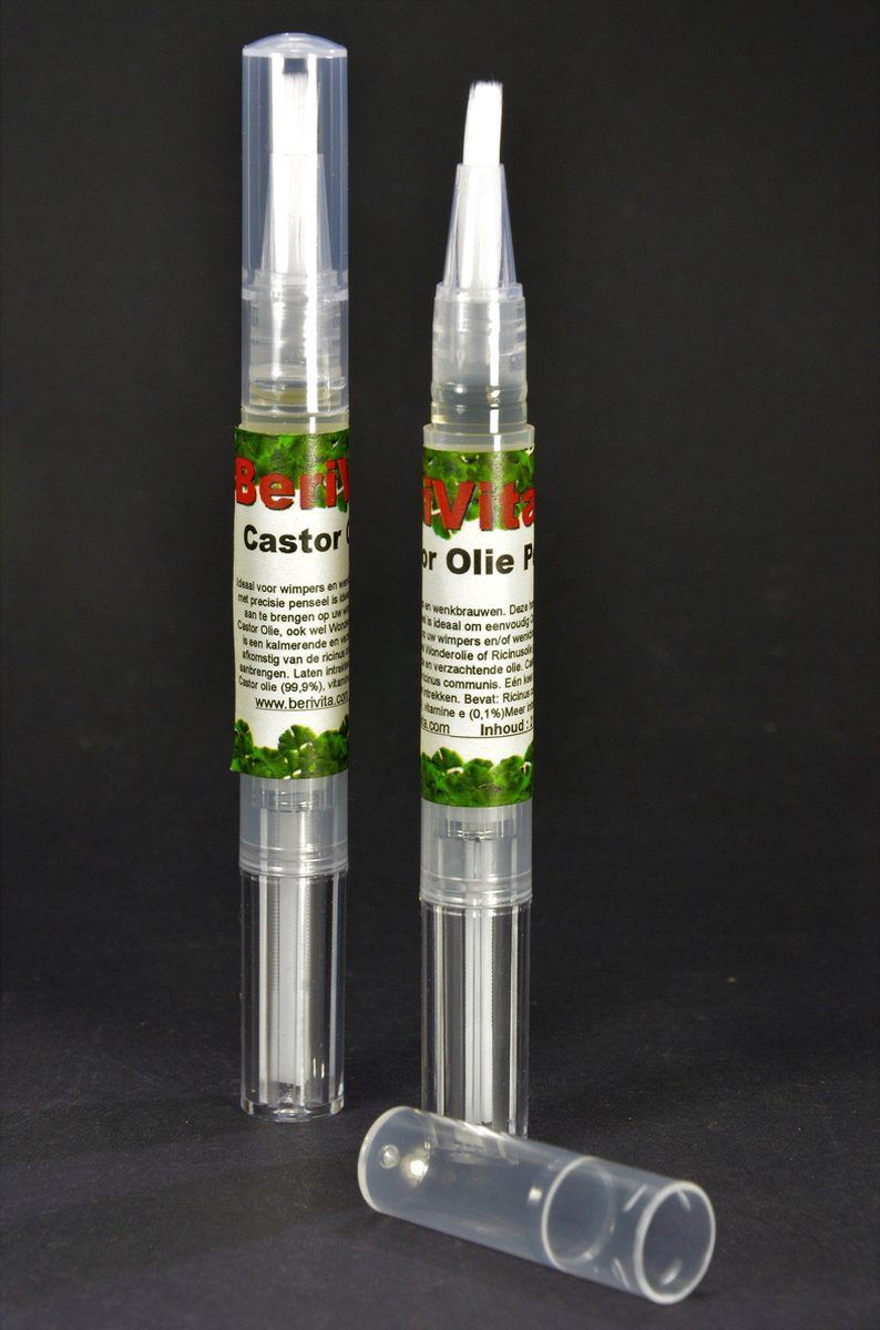 BeriVita Castor Olie Wimpers en Wenkbrauw Pen - Wimperserum