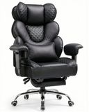 COMHOMA Gaming Stoel - Ergonomisch met Lendensteun en Voetensteun 180 kg - Zwart