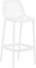 And OutdoorMatch Tabouret de bar Reagan - Set de 1 - Ergonomique - Blanc - 75cm