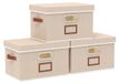 Ensemble de 3 boîtes de rangement avec couvercle