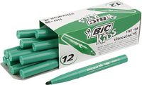 Creativ company Bic Kleurstiften Visacolor Xl 3 Mm Groen 12 Stuks