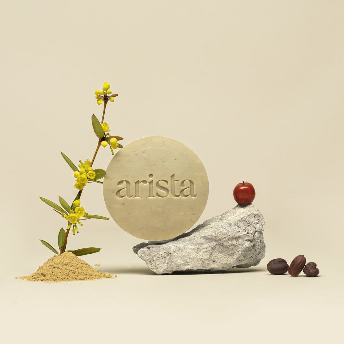 Arista Shampoo voor vet haar, shampoo van gele klei, sidrpoeder en jojoba-olie, sulfaatvrije shampoo, zonder siliconen, zonder parabenen, reinigende shampoo, reisshampoo