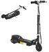 Trottinette électrique pour enfants - Pliable - Guidon réglable - Dimensions : 74x36x91 cm - Batterie 24V - Vitesse jusqu'à 12 km/h - Charge maximale : 50 kg - Noir
