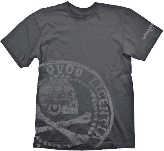 Gaya Entertainment Uncharted 4: A Thief's End T-Shirt Pirate Coin Oversize - 4260144322239