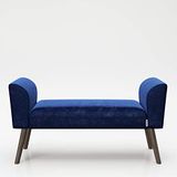 PLAYBOY 737201BL fluwelen bank, blauw