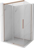 Mexen Rox cabine de douche coulissante 160 x 100 cm, transparent, cuivre brossé