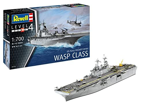 Revell 05178 Assault Carrier USS WASP CLASS 1:700 Model Kit