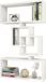Homemania Wandschap Harmony 70x22x117 cm Wit