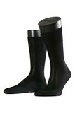 FALKE No. 4 Pure Silk Heren Sokken Zwart - Maat 41-42