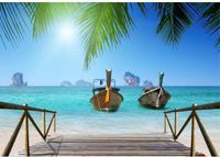 Dutch Wallcoverings Papier behang Pier, 360x254 cm, Papier, Wit