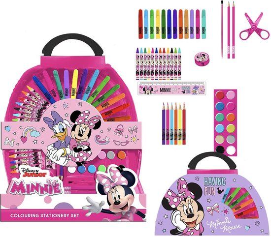 Minnie Mouse Tekenkoffer - Multi Colour