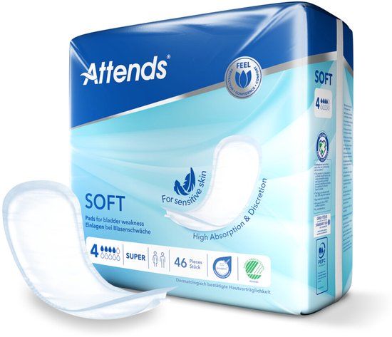 Attends Inlegger Soft Super 4 - 46 stuks