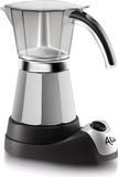 DELONGHI Elektrische koffiemachine EMKM6B Alicia Plus, wit, voor 6 kopjes, 450W, inhoud: 0,4 liter