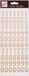 Anita's Outline Stickers - Grote Nummers - Rosé Goud op Wit