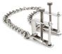 Scala 2.0 b.v. Tétine à pince avec chaîne - Acier inoxydable - Réglable - Argent
