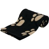 TRIXIE barney fleece hondendeken zwart ass 150x100cm