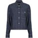 Lacoste Overhemd Chemise courte en denim regular fit