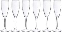 Cosy & Trendy Champagneglazen - 6 stuks - Glas - Transparant - 190 ml