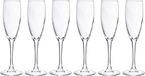 Cosy & Trendy Champagneglazen - 6 stuks - Glas - Transparant - 190 ml