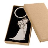Mopec M491 sleutelhanger voor bruidegom, Pop & Fun Charcia in geschenkdoos, meerkleurig