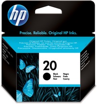 HP 20 single pack / zwart